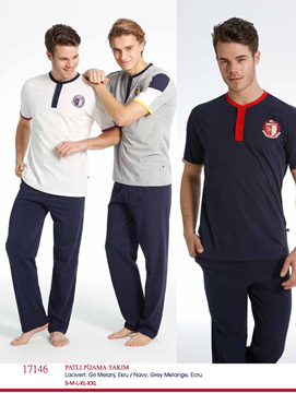 U.S Polo 17146 Erkek Patlı Pijama Takım resmi